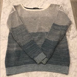 VINCE Ombré Knit Pullover